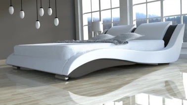 Łóżko do sypialni Stilo-2 Slim z materacem 