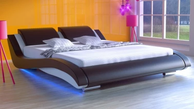 Łóżko do sypialni Stilo-2 LED 160x200 cm RgB multikolor