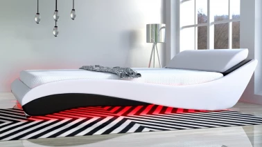 Łóżko sypialniane Stilo-2 Lux Premium led rgb 
