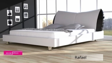 Łóżko tapicerowane Rafael skóra naturalna 200x200